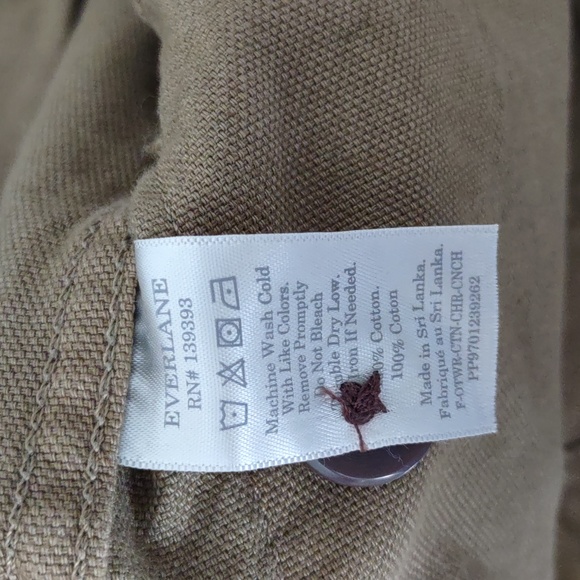 Everlane Small The Cinchable Chore Jacket Canvas Cotton Utility - Picture 12 of 16